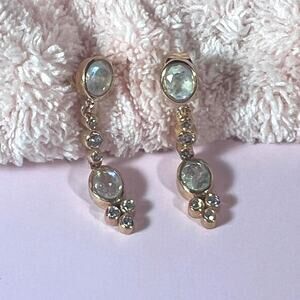 Hespera rose gold drop earrings